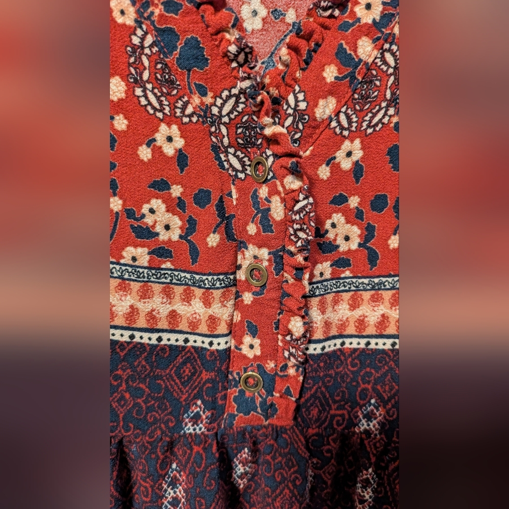 Knox Rose Multicolor Floral Blouse - Picture 3 of 6